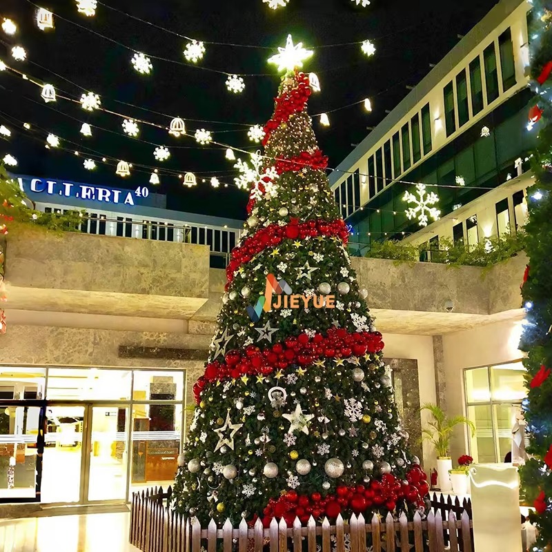 Lighting Tree Decor - 高品質巨大装飾屋外人工クリスマスツリー 5M 50M 商業用アートクリスマスライト 屋外使用に人気