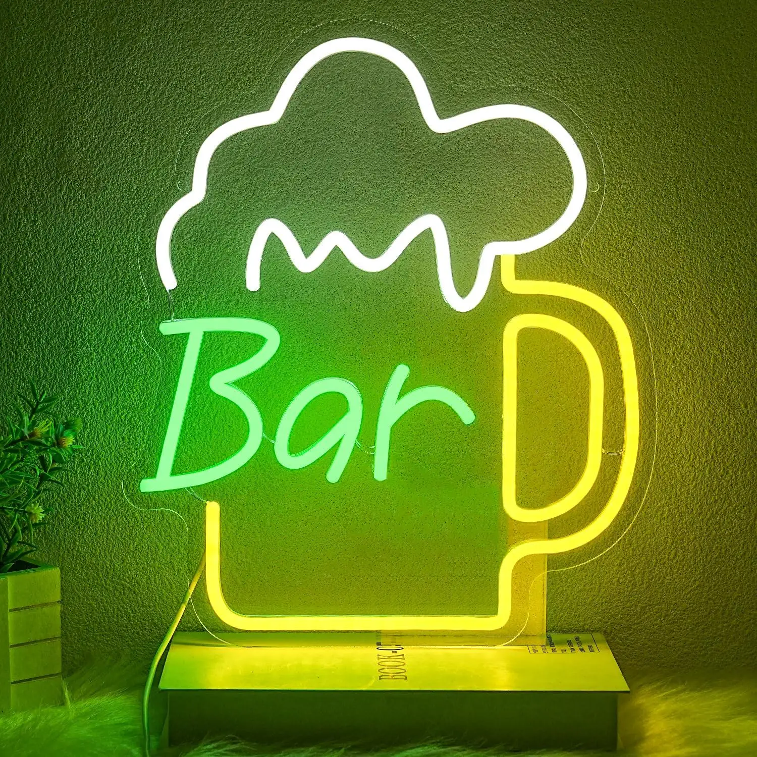 Led Lighting Wall Decor - ビールバーネオンサインUSB調光可能なLEDライト、ビジネスバー、自宅寝室、ショップ、キッチン、モール、壁飾り、ナイトライト、ギフトに最適