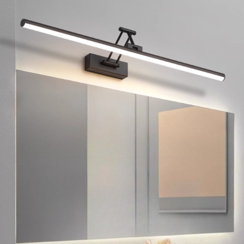 Lighting Decoration On Wall - 鉄製LEDミラーフロントランプ モダンミニマリズムミラーライト 寝室 浴室 リビングルーム照明ランプ 三色装飾ライト