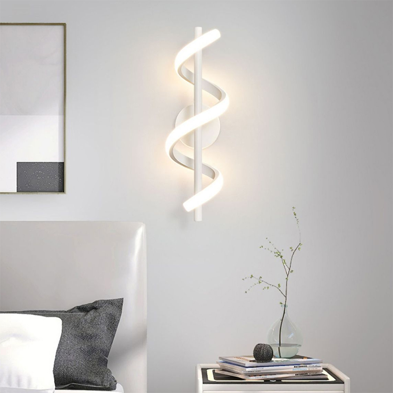 ミニマリストの北欧スタイルのLEDウォールライト,寝室,ベッ - Lighting Decoration On Wall のレビューと価格