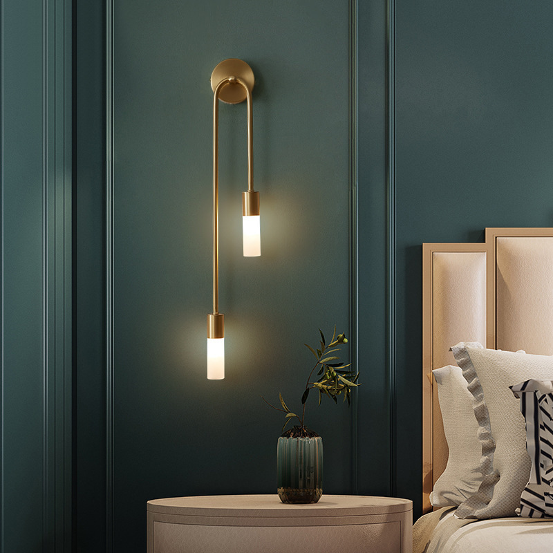 レトロ背景リビングルーム通路寝室ランプベッドサイド北欧クリエ - Led Lighting Wall Decor のレビューと価格
