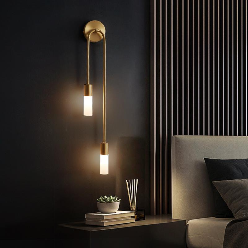 レトロ背景リビングルーム通路寝室ランプベッドサイド北欧クリエ - Led Lighting Wall Decor のレビューと価格