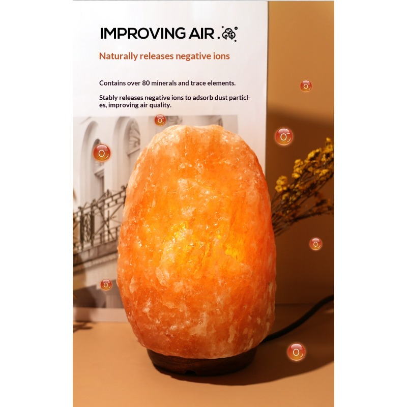 ヒマラヤ岩塩ランプ輸入天然岩ランプ風水装飾寝室睡眠夜幸運クリ - Himalayan Salt Lamp のレビューと価格