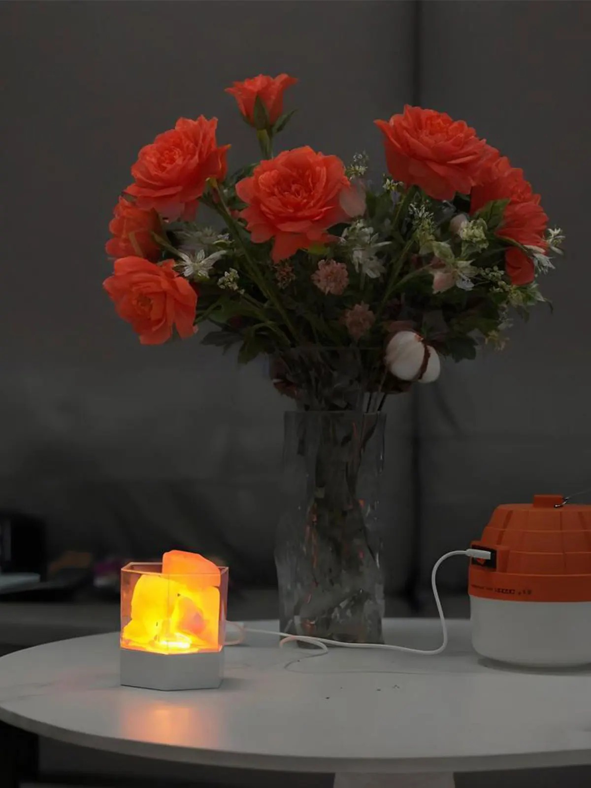 E5 LED天然ヒマラヤ岩塩ランプ ナイトランプ テーブルラ - Himalayan Salt Lamp のレビューと価格