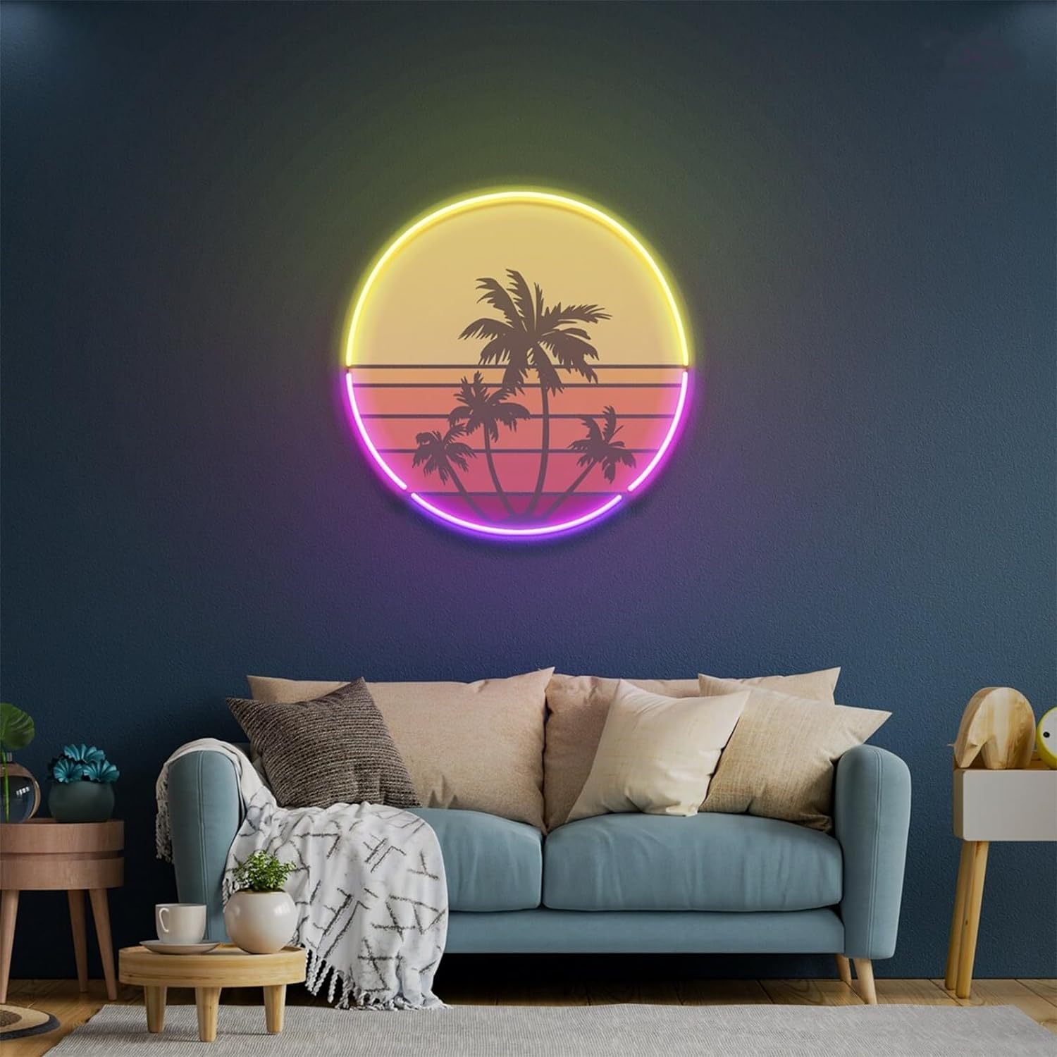 サンセットネオンライト,部屋,寝室,バー,洞窟,壁の装飾,サ - Wall Decor Lighting Tree のレビューと価格