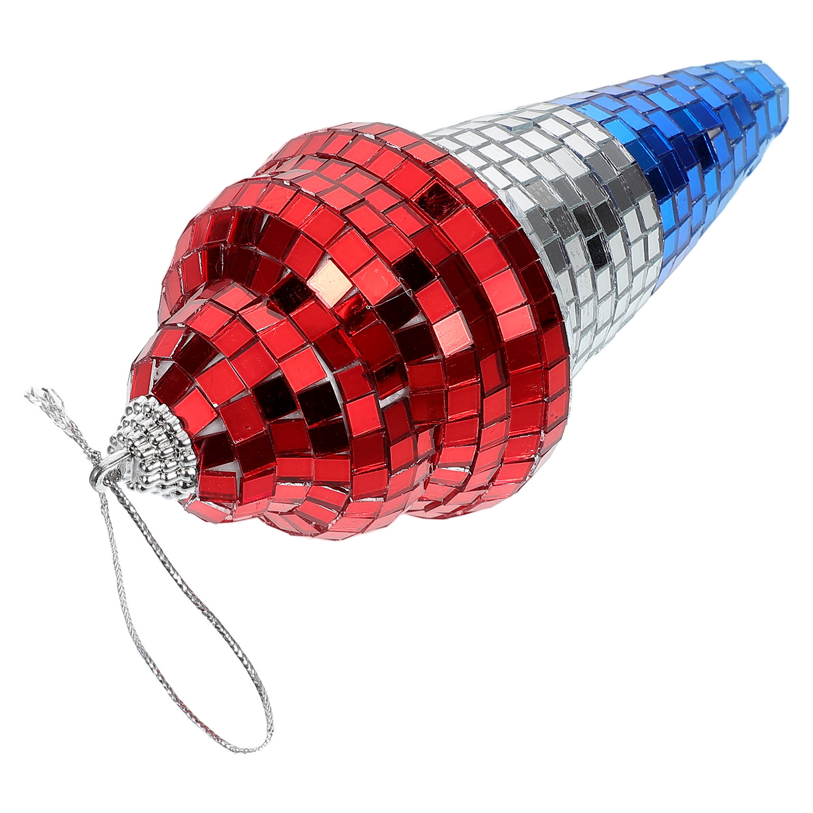 アイスクリーム型レトロディスコボール吊り下げ装飾鏡面反射パー - Disco Ball Mirror のレビューと価格