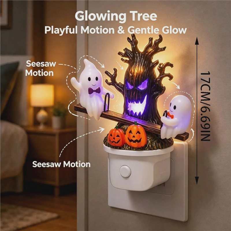 YANA50I ハロウィン装飾品（寝室用）、Baudry U - Wall Decor Lighting Tree のレビューと価格