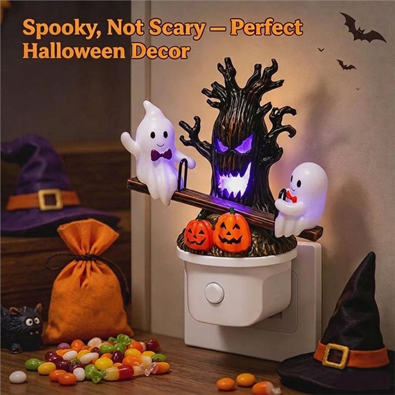 YANA50I ハロウィン装飾品（寝室用）、Baudry U - Wall Decor Lighting Tree のレビューと価格