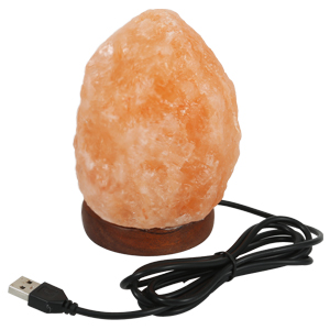 有機素材ヒマラヤ岩塩ランプ 7色発光ダイオードランプ USB - Himalayan Salt Lamp のレビューと価格