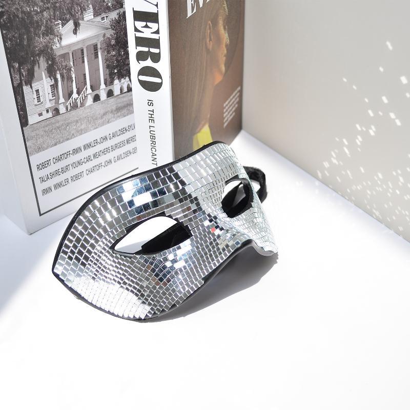 ディスコブライトボールグリッターフェイスマスクミラーアイカバ - Disco Ball Mirror のレビューと価格