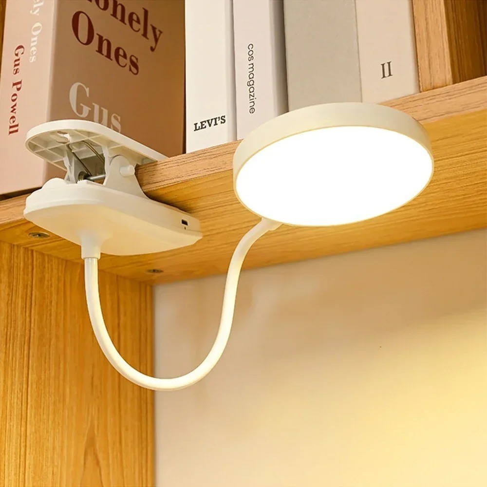 ポータブルUSB充電式クリップオンデスクランプ3色温度調節可 - Office Lighting Decor のレビューと価格