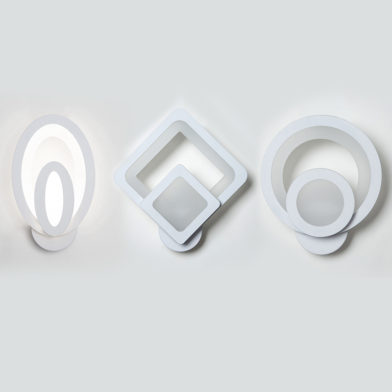 アクリルLED屋内ウォールライト,シンプルなスタイル,寝室, - Lighting Decoration On Wall のレビューと価格