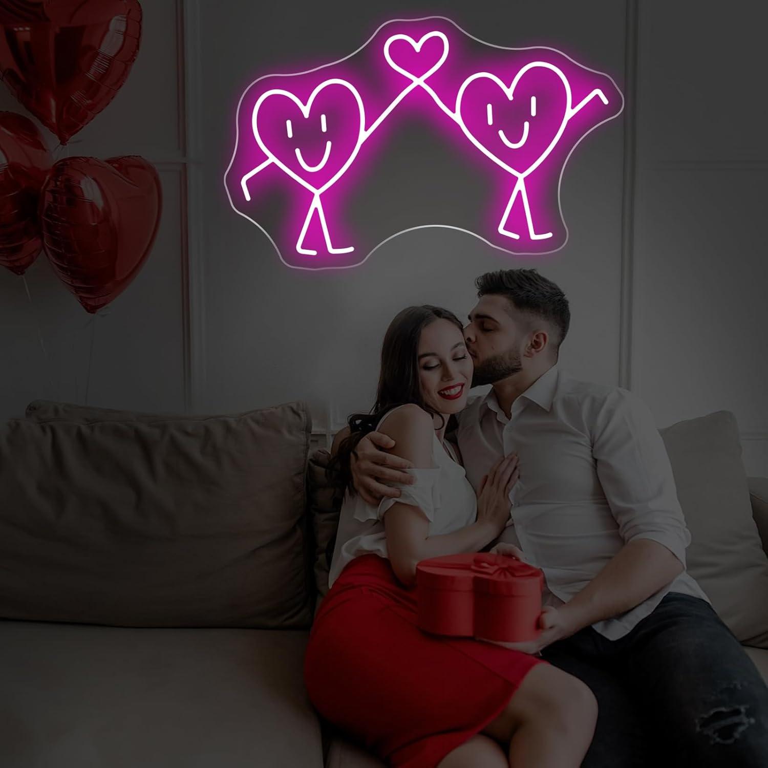 ラブネオンサイン USB調光可能LEDネオンライト 結婚式  - Led Lighting Wall Decor のレビューと価格