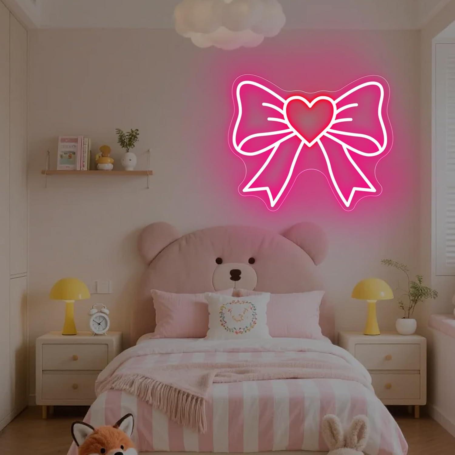 弓型ネオンサイン USB調光式LEDネオンライト 女の子の部 - Led Lighting Wall Decor のレビューと価格