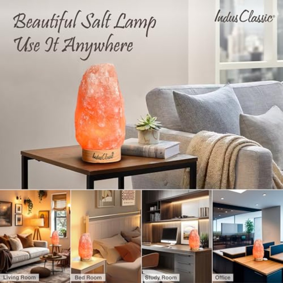 LN-02 2個セット 天然ヒマラヤピンククリスタル岩塩ラン - Himalayan Salt Lamp のレビューと価格