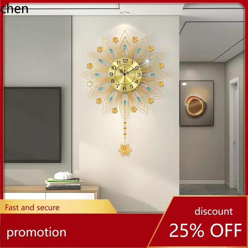 TQH-i7.7 欧風ライトラグジュアリー時計、リビングルー - Lighting Decor Living Room のレビューと価格
