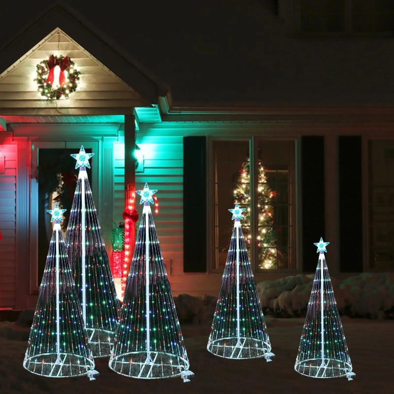コントローラー付きLEDストリングライト,金属リング,クリス - Lighting Tree Decor のレビューと価格