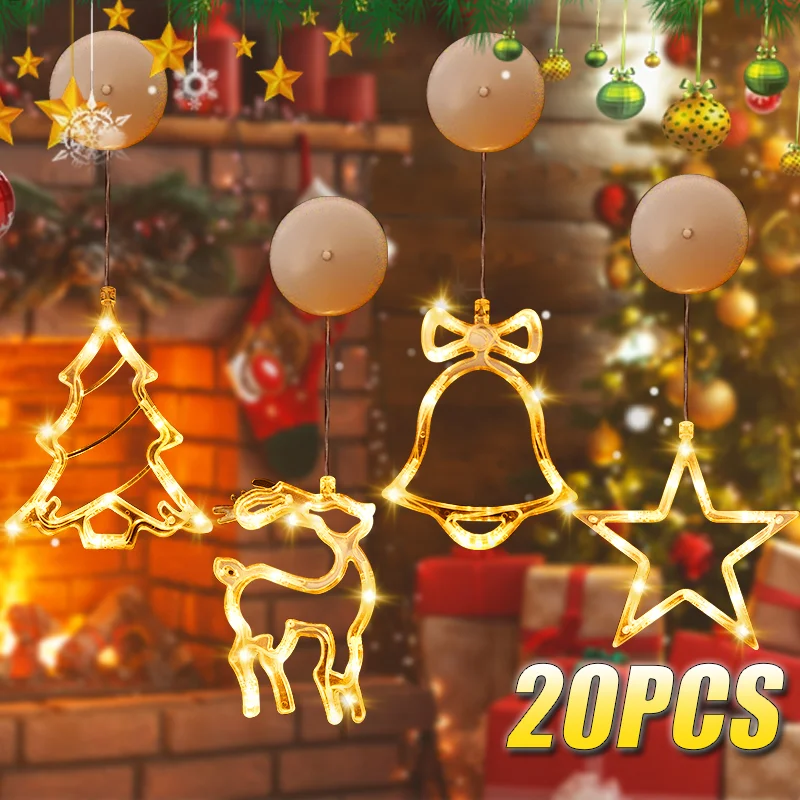 LED吸盤ライト,クリスマスデコレーション,窓と壁のライト, - Wall Decor Lighting Tree のレビューと価格