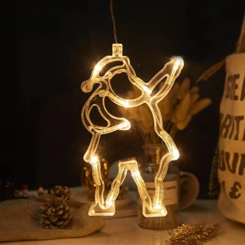LED吸盤ライト,クリスマスデコレーション,窓と壁のライト, - Wall Decor Lighting Tree のレビューと価格