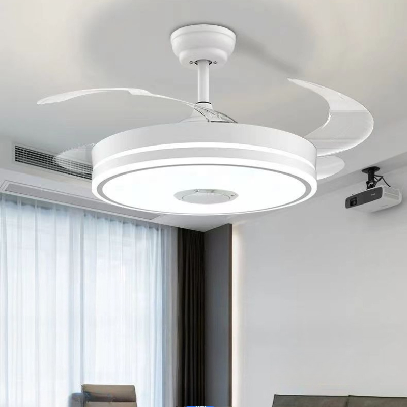 イタリア製の目立たないシーリングファンライト、可変周波数、強 - Lighting Decoration On Wall のレビューと価格