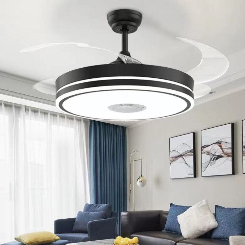 イタリア製の目立たないシーリングファンライト、可変周波数、強 - Lighting Decoration On Wall のレビューと価格